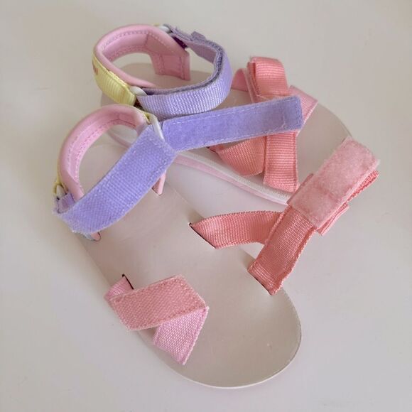 ⭕️ Mayoral Sandals Multi Color Girls Size 11 - Picture 5 of 6
